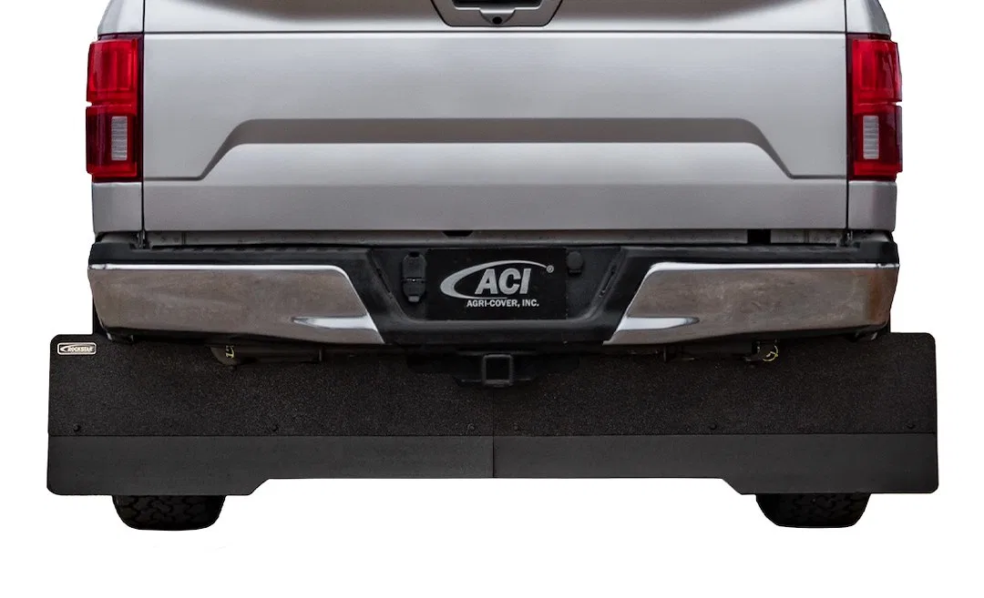 H3020279 – ACCESS Mud Flap, Direct-Fit Single Flat With Logo Black Urethane Finish Composite Rubber Bolt On Mounting ...